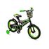 Детский двухколёсный велосипед Favorit BIKER 14" (чёрный/зелёный), Цвет: зелёный, изображение 2