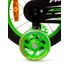 Детский двухколёсный велосипед Favorit BIKER 14" (чёрный/зелёный), Цвет: зелёный, изображение 5