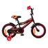 Детский двухколёсный велосипед Favorit BIKER 14" (чёрный/красный), Цвет: красный