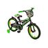 Детский двухколёсный велосипед Favorit BIKER 16" (чёрный/зелёный), Цвет: зелёный, изображение 2