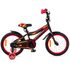 Детский двухколёсный велосипед Favorit BIKER 16" (чёрный/красный), Цвет: красный