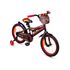 Детский двухколёсный велосипед Favorit BIKER 16" (чёрный/красный), Цвет: красный, изображение 2