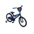 Детский двухколёсный велосипед Favorit BIKER 18" (чёрный/синий), Цвет: синий, изображение 2