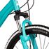 Подростковый велосипед Novatrack Katrina 7.D 24" (2025, зелёный-фиолетовый), Цвет: бирюзовый, Размер рамы: 10", изображение 4