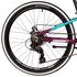 Подростковый велосипед Novatrack Katrina 7.D 24" (2025, зелёный-фиолетовый), Цвет: бирюзовый, Размер рамы: 10", изображение 5