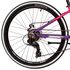 Подростковый велосипед Novatrack Katrina 7.D 24" (2025, фуксия-фиолетовый), Цвет: розовый, Размер рамы: 12", изображение 5