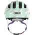 Шлем детский с фонариком ABUS Smiley 3.0 LED (blue rainbow, голубой с радугой), Цвет: бирюзовый, Размер: 45-50, изображение 2