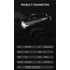 Фонарь передний ADDVIEW CORVUS NANO (чёрный), изображение 3