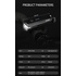 Фонарь передний ADDVIEW CORVUS PRIME (чёрный), изображение 3