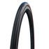 Покрышка велосипедная Schwalbe ONE 700x28C, TubelessEasy, RaceGuard (складная, черно-коричневая), изображение 2