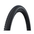 Покрышка велосипедная Schwalbe G‑ONE Overland 700x45C (45-622, 28"x1.70), TLR, Performance, RaceGuard (складная, Black+Reflex), Цвет: черный, Ширина: 1.75" (45 мм)