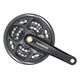 Система Shimano Altus FC-M311 170 мм кв. 48/38/28 с защитой (чёрный), Цвет: черный, Количество зубьев: 48/38/28, Длина: 170