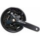 Система Shimano Altus FC-M2000 170 мм кв. 40/30/22 с защитой и болтами (чёрный), Цвет: черный, Количество зубьев: 40/30/22, Длина: 170