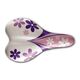 Седло DDK 1217A Flower (белый/розовый), Цвет: белый