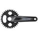 Система шатунов Shimano FC-M6100-1 32T 12 скоростей 170 мм (чёрный), Цвет: черный, Количество зубьев: 32, Длина: 170, Тип крепления: HollowTech II