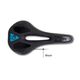 Седло DDK D3736MF (чёрный/серый/синий)