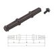 Ось каретки SF-BB01 3L L-116, болт, Цвет: черный, Ширина: 68, Длина вала: 116