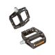 Педали велосипедные алюминиевые WELLGO BMX/Downhill B087B (черные)