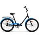 Велосипед Aist Smart 24 1.1 24 (чёрный/синий), Цвет: синий, Размер рамы: 24"