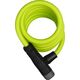 Тросовый велозамок на ключ ABUS Primo 5510K/180 см SCMU с кронштейном  05-0016482 (лаймовый), Цвет: жёлтый