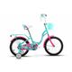 Детский велосипед Stels Mistery C 16" (светло-мятный), Цвет: бирюзовый, Размер рамы: 9,6"