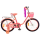 Детский двухколёсный велосипед Favorit LADY 18" (коралловый), Цвет: красный