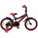 Детский двухколёсный велосипед Favorit BIKER 16" (чёрный/красный), Цвет: красный