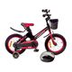 Детский двухколёсный велосипед Favorit PRESTIGE 14" (чёрный/красный), Цвет: красный