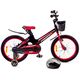 Детский двухколёсный велосипед Favorit PRESTIGE 18" (чёрный/красный), Цвет: красный