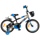Детский двухколёсный велосипед Favorit SPORT 16" (чёрный/синий), Цвет: синий