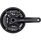 Система шатунов Shimano Altus MT210, 170 мм, 3x9 ск., квадрат, 40/30/22T с защитой (чёрный)