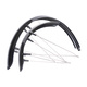 Комплект щитков грязезащитных TopFit 26" (53мм, chromoplastic, чёрный)