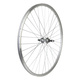 Колесо заднее 28", обод двойной алюминиевый, серебристый, V-br., втулка под трещотку 6-7 ск., гайки