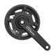 Система Shimano CUES FC-U4000-2 (175 мм, 9/10/11 ск., 40/26T), Цвет: черный, Количество зубьев: 40/26, Длина: 175, Тип крепления: квадрат