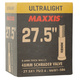 Велокамера Maxxis Ultralight 27.5x1.75/2.4 (0.6 мм, автонипель 48мм)