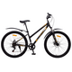 Велосипед Delta Corsa 27.5 (чёрный/золотой), Цвет: черный, Размер рамы: 15"