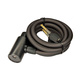 Замок AXXY Kcable12, трос 12x1200мм, финский ключ (матовый черный)