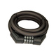 Замок AXXY Ccable12, трос 12x1200мм, кодовый (матовый черный)